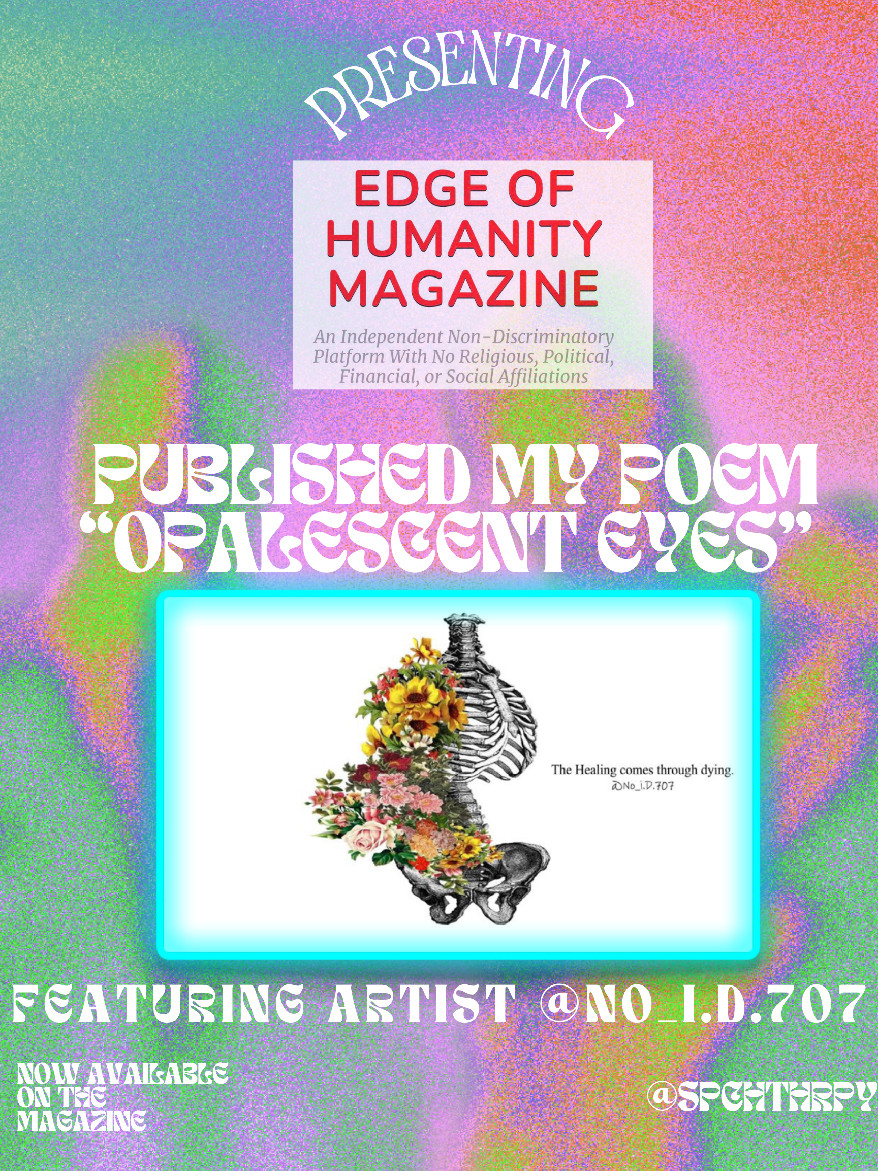 Magazine Published my Poem “Opalescent Eyes”